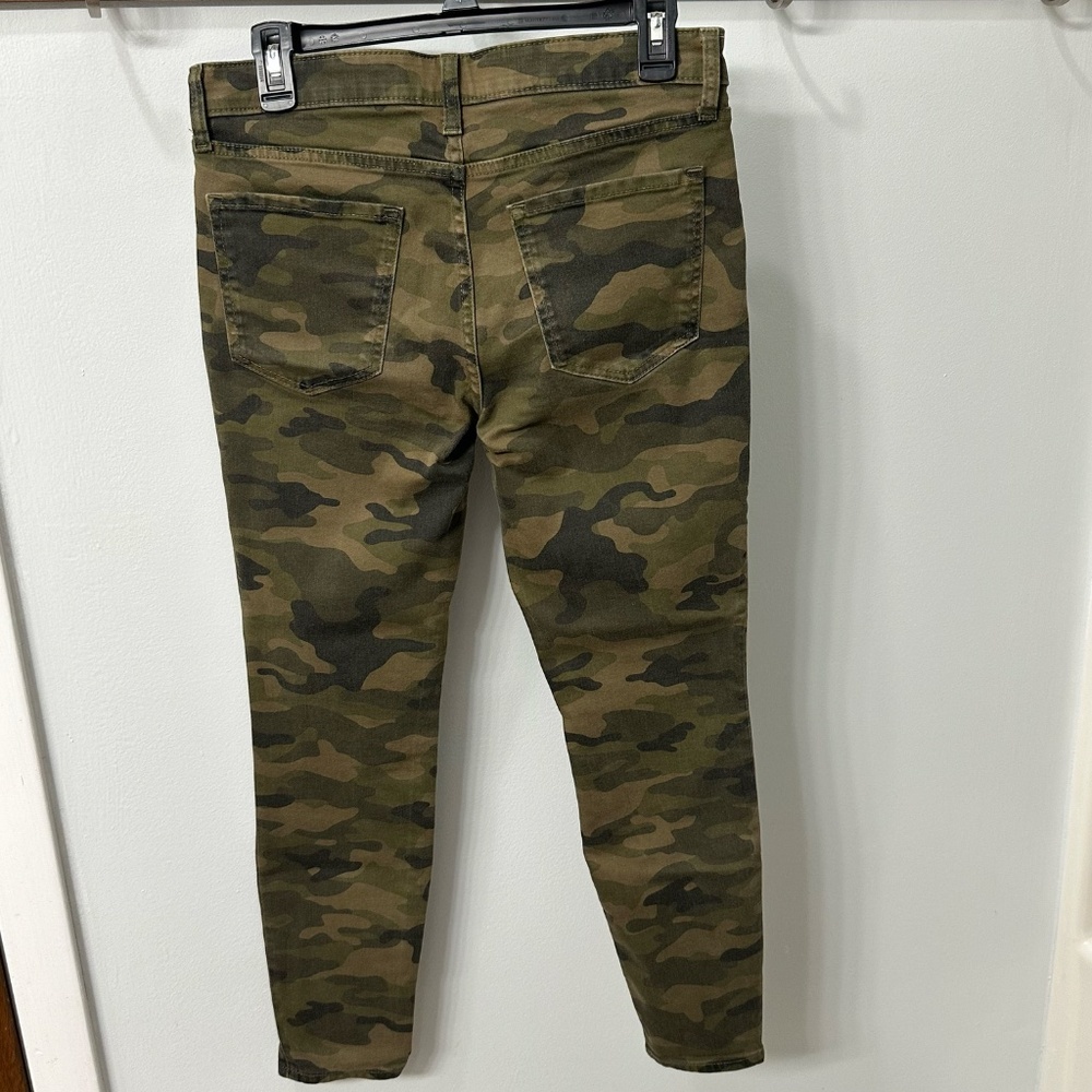 GAP Camo Legging Jeans Women’s 6/28 Green Camouflage Stretch Skinny Jeggings - Picture 4 of 8